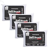 Kit Travesseiro 50x70cm Lavavel Anti ácaro 100% Fibra Siliconada Firme - 2 ou 4 Unidades (Kit 4 Unidade)