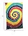 Vrinda® Tie-Dye Spiral Tapestry Beach Sheet Hanging Wall Art - Perfect for Meditation and Yoga