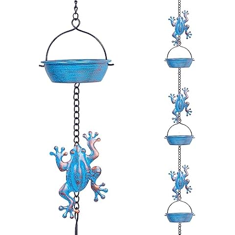 giole Frog Rain Chain 11.4FT Cover