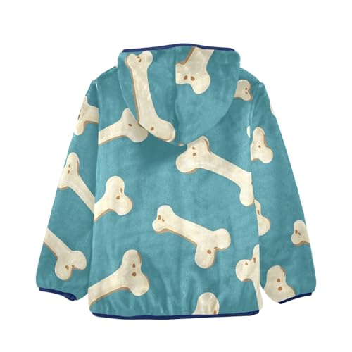 Pet Bone Girls Fleece Jacket Girls Fall Jacket Girls Zip Up Hoodie Girls Sherpa Jacket 2-10T2