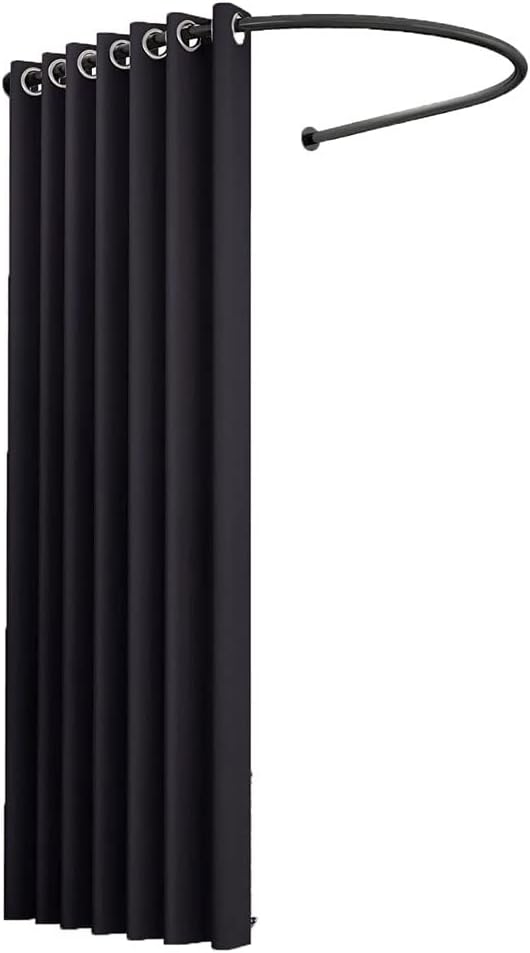 NOBRIM Fitting Room Clothing Store Fitting Room Privacy Dressing Room Blackout Curtain for Indoor Outdoor House Office Shopping Mall for Privacy Protection