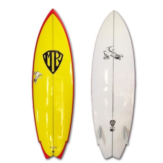 Amazon | MRサーフボード 1980 RETRO PROモデル TWIN ON FIN 5