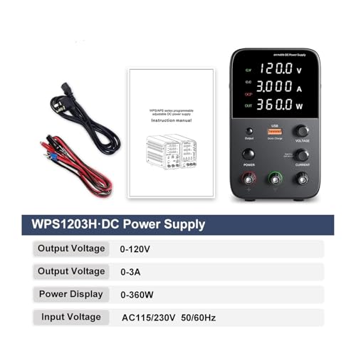 Alimentation CC réglable 32V 10A programmable WPS1203H avec mémoire - 3