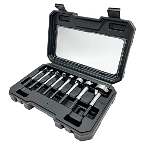 CORTOOL Forstner Bit Set with Hex Shank Cover