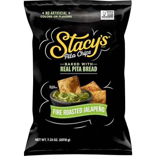 Stacy’s Pita Chips, Fire Roasted Jalapeno...