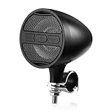 Waterproof Bluetooth Motorcycle Audio Stereo Speaker System MP3 USB FM Radio 12V 2x Red 12V Motorcycle Bluetooth Audio Radio MP3 USB Stereo Sound System Speakers