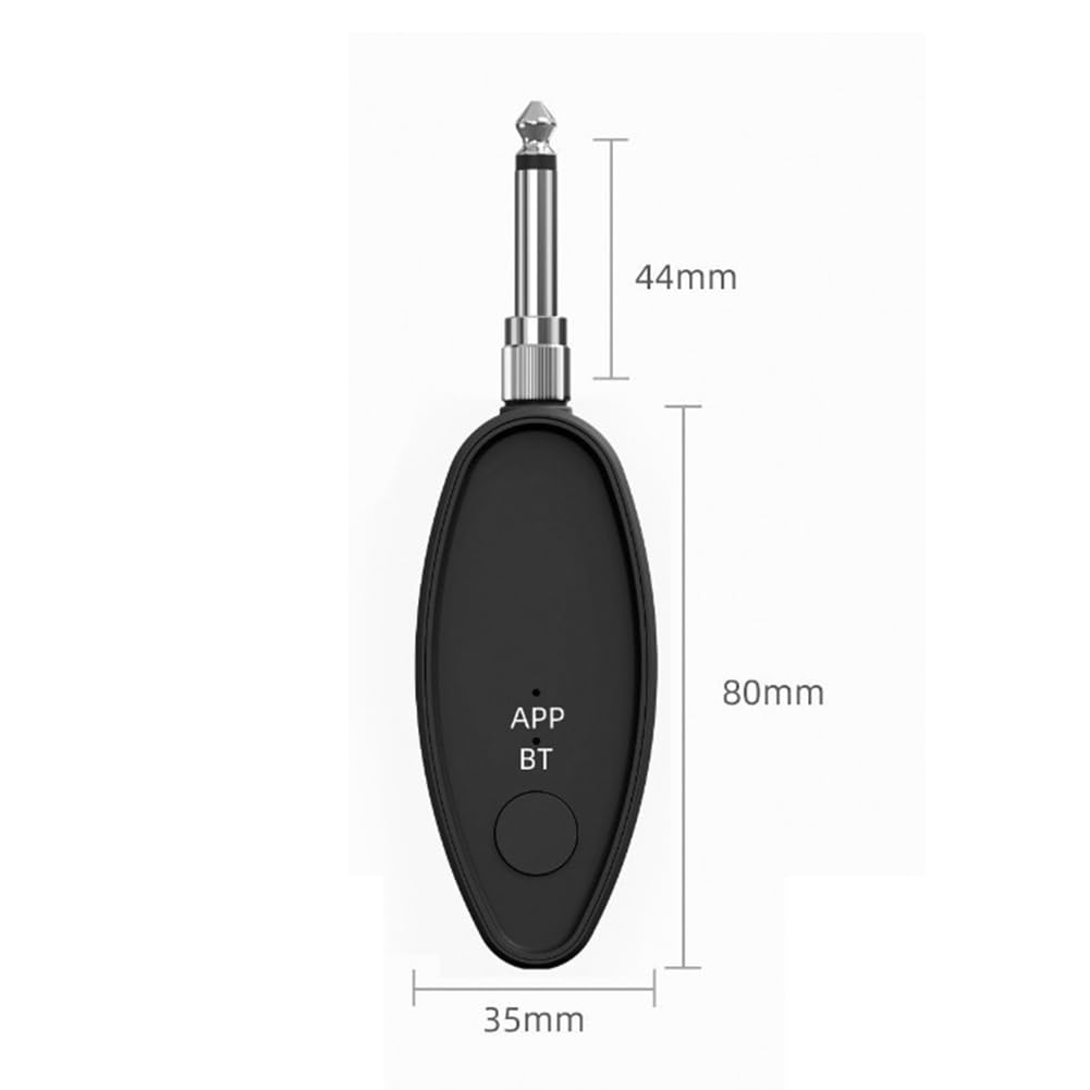 Adattatore Ricevitore Audio 3,5/6,5 mm Aux Wireless Bluetooth 5.2 Splitter Musicale per Karaoke Trasmissione in Diretta Rimozione Vocale