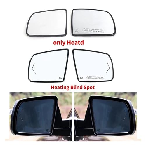 Verre de rétroviseur chauffant Toyota Sequoia glace rétroviseurs latéraux conducteur gauche