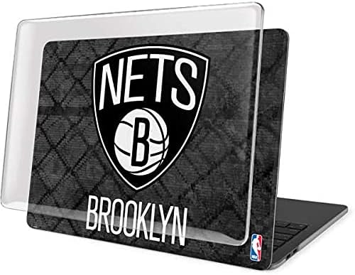 Skinit Case + Skin Compatible with MacBook Pro 13in M1 (2021) - Officially Licensed NBA Brooklyn Nets Dark Rust Design