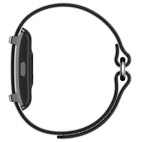Image of Premium Metal Fitness Band 50-Day Battery SpO2 Heart Rate AI Health (Black)