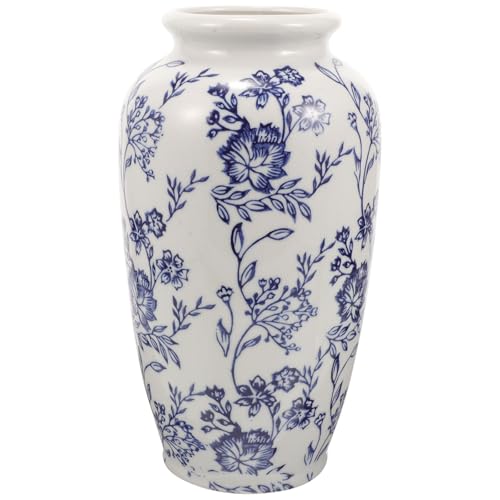 TOVINANNA Antike Keramikvase im Chinesischen Stil Mittlere Blaue und Weiße...