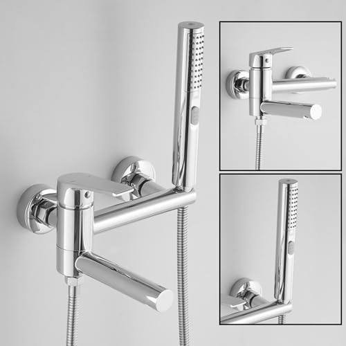 Robinet mitigeur de bain avec douche pour stopper les variations de température d'eau - 2