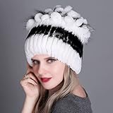 Aplicación: el gorro con pelo grueso y un diseño elegante puede hacerte cálido y elegante.Puede usarlo en cualquier ocasión, esquiar, viajar, ir de compras, etc. Será la combinación perfecta para adaptarse a cualquier atuendo de invierno.