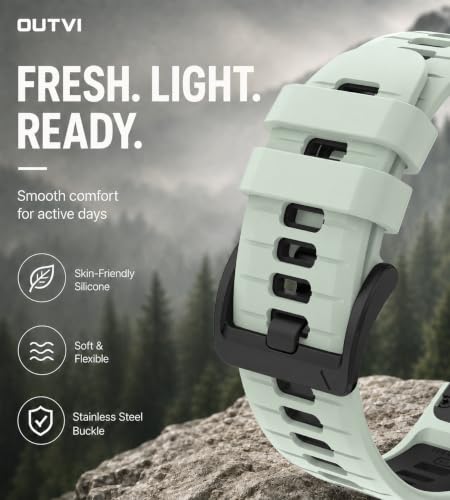 Image of Quickfit 22 watch bands for garmin fenix 8 47mm fenix 7 pro Sapphire Solar fenix 6 Forerunner 965 955 970 935 745 epix Pro Gen 2 47 soft silicone straps replacement