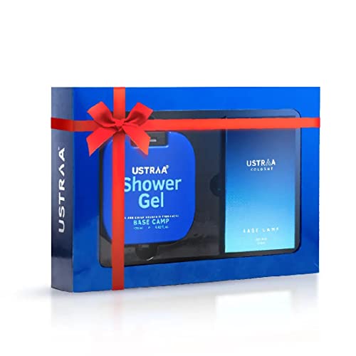 USTRAA Base Camp Combo – Base Camp Cologne 100 ml & Base Camp Shower Gel – 175 ml Perfume (For Men)