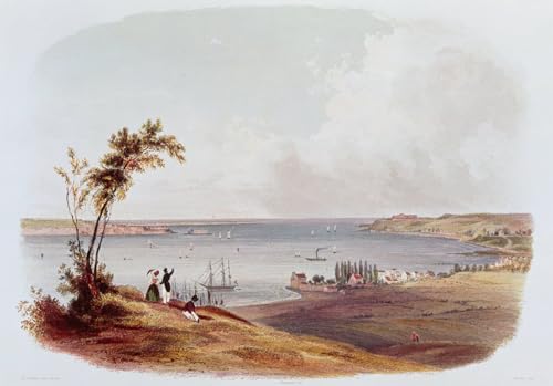 Impression Karl Bodmer baie de New York 60x90cm pour combler les murs vides