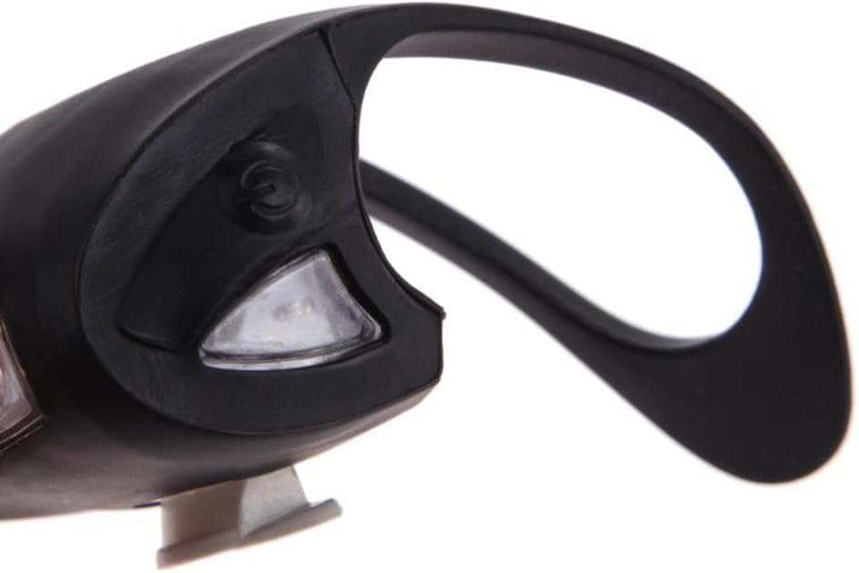 2/4 Pcs LED Mountain Bike Lights - Silicone Bicycle Headlight and Taillight Set, Clip-On Waterproof Warning Light for Road Cycling