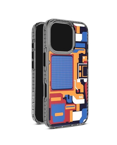 Image of DailyObjects Case for iPhone 16 Pro Compatible with Mag-Safe Wireless Charging, Stride 2.0 Cam-Era Slim Shockproof Back Cover with Inner Magnetic Ring