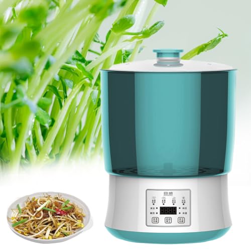 Germinadora automática de brotes de Soja y Yogur, germinadora eléctrica para una jardinería doméstica Saludable, máquina eficiente para germinar Semillas de brotes Frescos, Yogur y Vino de a