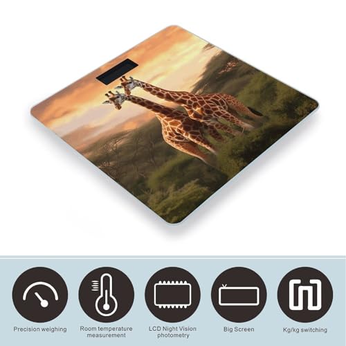 Báscula Digital Couple Giraffe para Peso Corporal miniatura 3