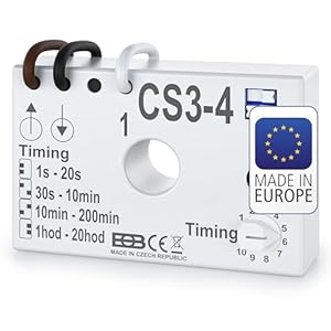 Elektrobock CS3-4 Direkt Nachlaufrelais Weiß