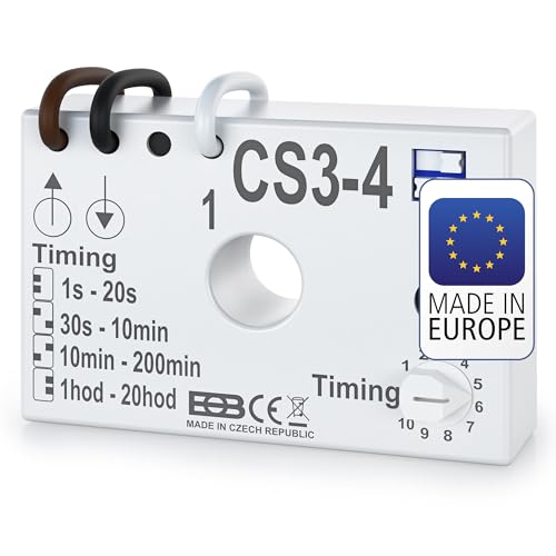 Elektrobock CS3-4 Direkt Nachlaufrelais Weiß