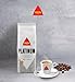 Delta Cafés Platinum Whole Bean Coffee 500gr/17.6oz, Intensity 12, Arabica & Robusta Blend - Aromatic and Roasted Nuts Notes Espresso Beans