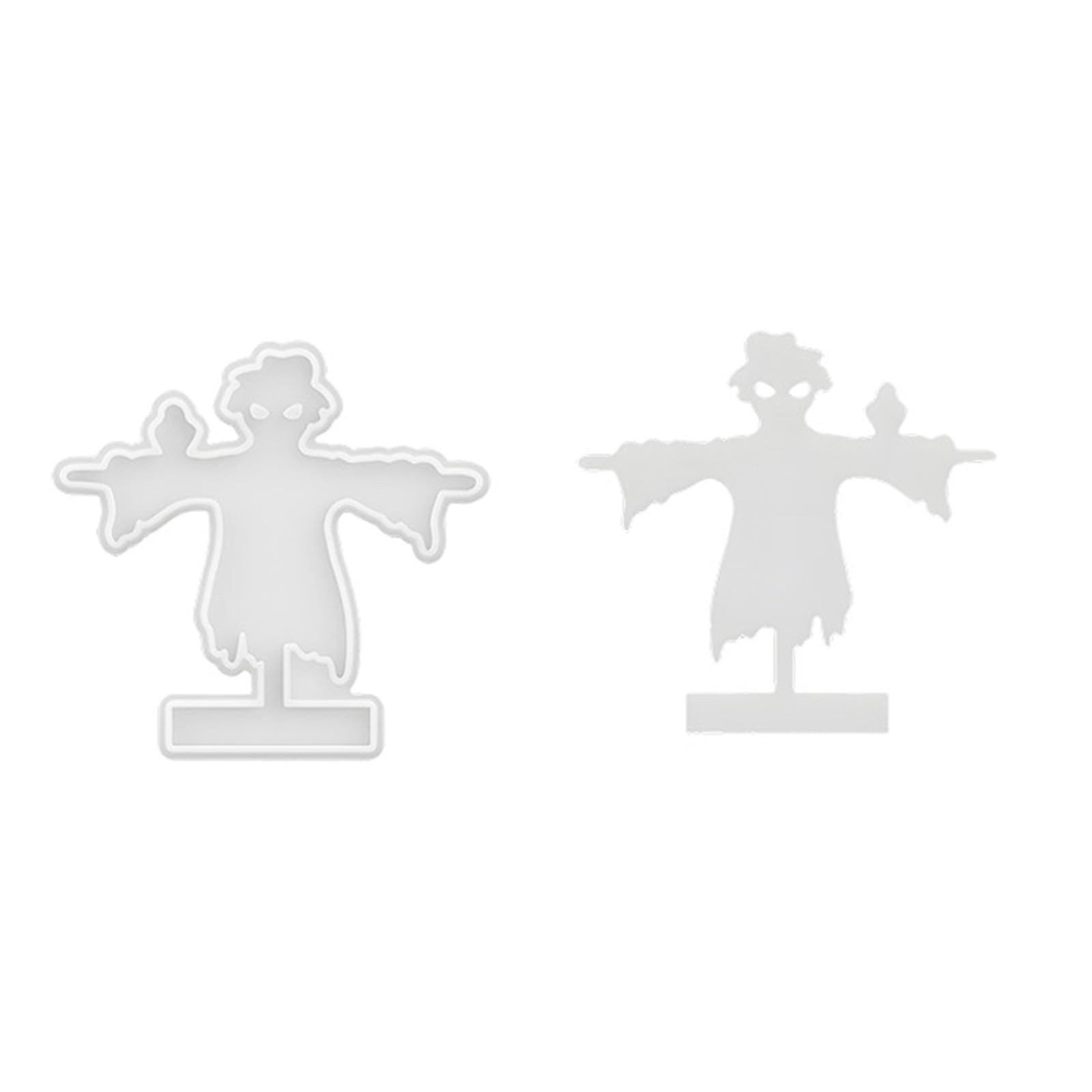 Xjdzineq Halloween Holder Molds Castings Bat Pumpkins Candlestick Silicone Epoxy Resin Silicone Halloween Holder