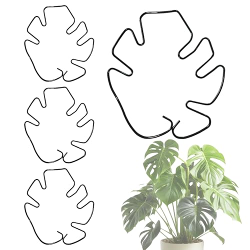 Set di 4 supporti per piante rampicanti, riutilizzabili, per ortensie, pomodori, rose, interni, esterni, cortile