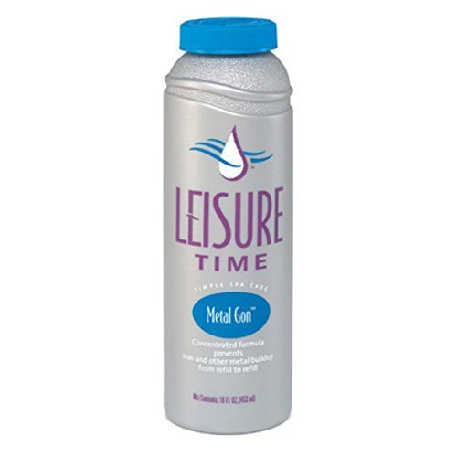 LEISURE TIME D-02 Metal Gon for Spas and Hot Tubs (2 Pack), 1 pint by