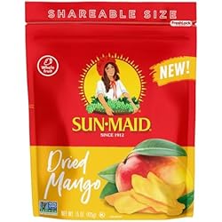 1 of Sun-Maid Dried Mango Slices - 15 oz Resealable Bag - Sweetened with Cane Sugar - Dried Fruit Snack for Lunches, Holiday Snacks, and Charcuterie Boards