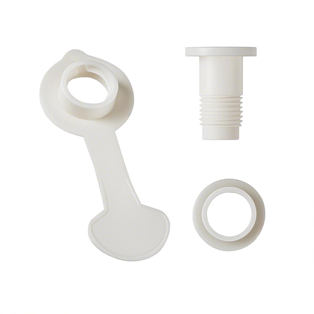 ORTREE Cooler Drain Plug Kit Compatible with Coleman Cooler and Most Similar Models - 1-Inch Shaft Length,White,Pack of 1