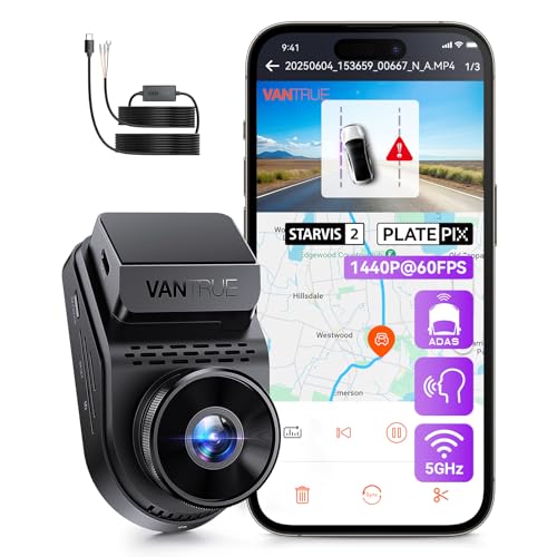 Cámara para coche VANTRUE S1 Pro con kit USB-C contra descargas de batería