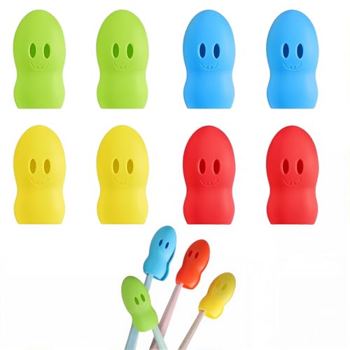 CULEO Juego de 8 cepillos de dientes de silicona para viajes, funda protectora para cabezal de cepillo de dientes para niños, funda adecuada para viajes y viajes de negocios.