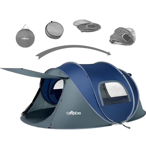 CampExo Camping Tent, Pop Up Instant Tent for 2-3 Person...