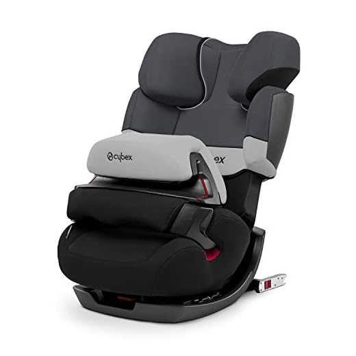 Cybex Silver 2-in-1 Pallas-Fix Seggiolino per auto con e senza ISOFIX, gruppo 1/2/3 (9-36 kg), da circa 9 mesi a circa 12 anni, Grigio (Grey Rabbit)