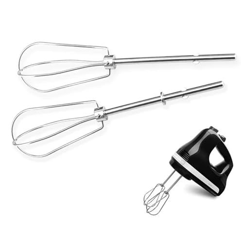 2 Stück Rührbesen für Handmixer, Ersatz Schneebesen zum Schlagen Handmixer Aufsätze Handrührer Edelstahl Ersatz Schneebesen Schneebesen für Handmixer Handmixer Ersatzteile Für Küchenmaschine