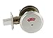 Schlage B571 626 B580 Deadbolt Occupancy IND X Thumbturn 626, Satin Chrome