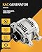 KAC Alternator, Automotive Replacement Alternator Fit for Vibe 06-08, Celica 00-05 1.8L, Corolla 2003-2008 1.8L, Matrix 2003-2008 1.8L, MR2 2000-2005 1.8L Replace #AND0261, 334-1413, 400-52056, 13878