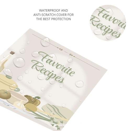 50% Off GOXXI Vintage Kitchen Recipe Binder Set with Dividers - Image 2