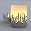 Shanghai Skyline Gift Tube Candle - Mesmerizing Shadow Play Souvenir | Perfect for Shanghai Fans & Home Decor | Stunning Projection of Iconic Landmarks #4