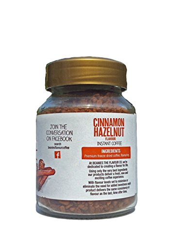 6 Jars Of Decaf Flavoured Instant Coffee - Beanies- Chocolate Orange, Chocolate Mint, Cookie Dough, Amaretto, Irish Cream #TOP3