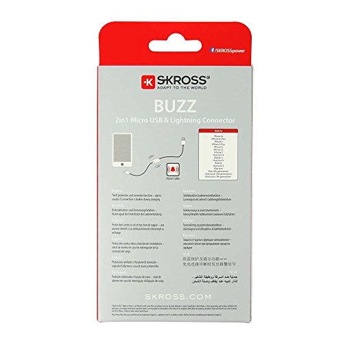 SKROSS Allarme Buzz 2-in-1 Micro USB e connettore