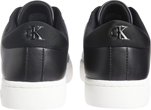Calvin Klein Jeans Women Classic Cupsole LOWLACEUP LTH WN, Black/Bright White, 36 EU