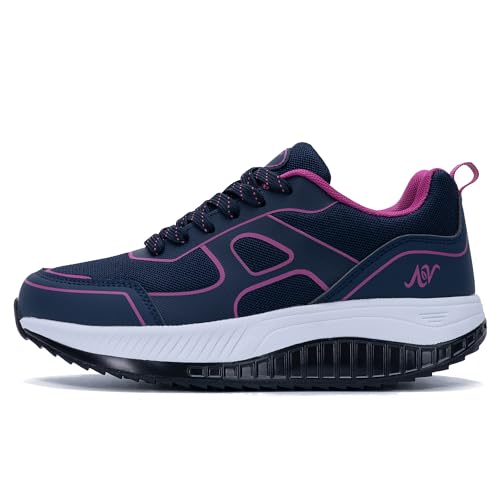ZF ZEFUHER Women's Walking Shoes with Arch Support Orthotic Plantar Fasciitis Sneakers Tennis Running Shoes by ZF ZEFUHER - Used condition - Image 3