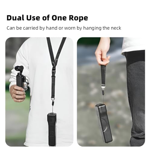 Image of ELFOG Storage Case Suitable for DJI Osmo Pocket 3 Snug-Fit Protective Shell Waterproof Anti-Scratch Hard Shell with 2 in 1 Neck Strap Case for Pocket 3 Canera(Not Compatiable with Pocket 4)