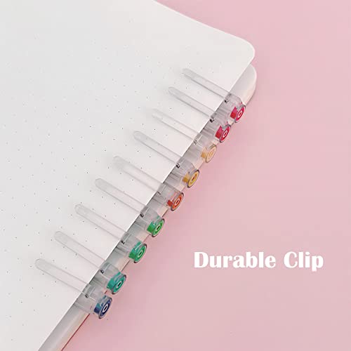 Set de 9 bolígrafos gel de colores 0.5mm miniatura 6