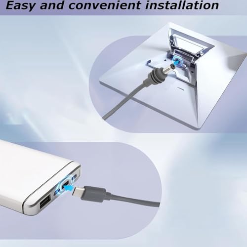 Cable USB C a CC 100W: conecta tu mini antena sin cortes con cobre de 18AWG 5