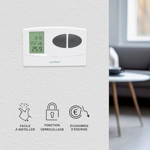 Avidsen 103954 Cronotermostato Digitale 1 Programma - 2