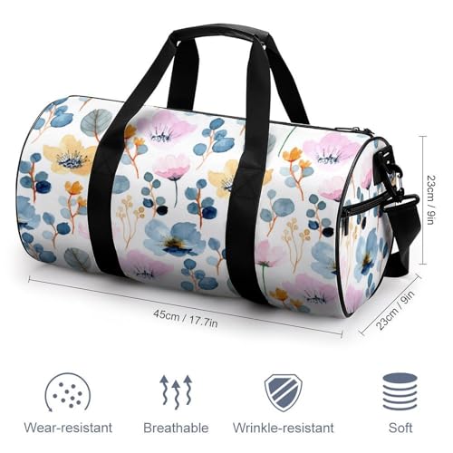 Duffel bag de voyage fleurs 45cm avec grande capacité - 2